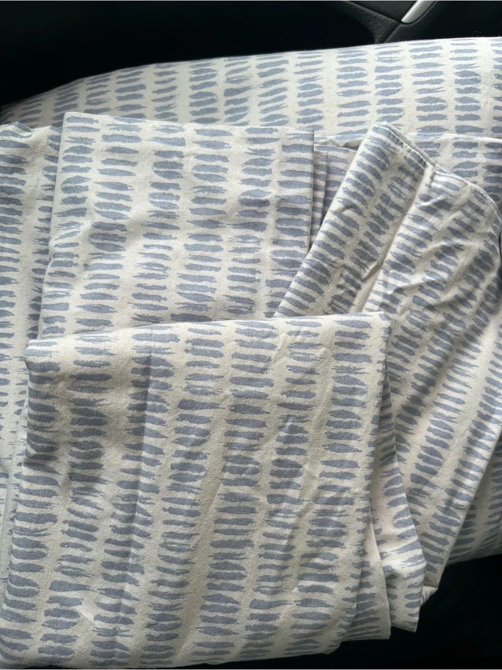 RH TEEN Grey Patterned Cotton Twin size sheet+ PC